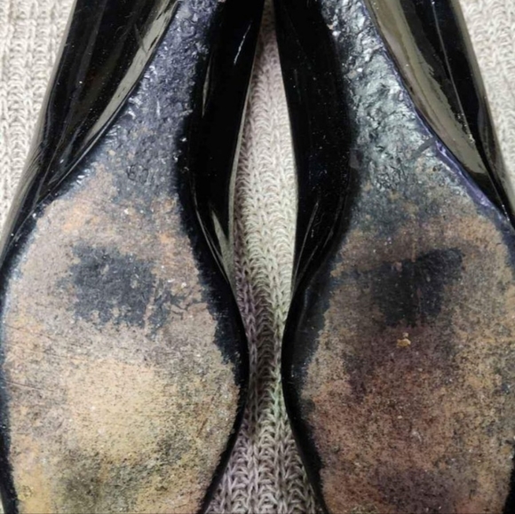 💛 Gucci Black Pattenleather Wedges💛 - Picture 3 of 6